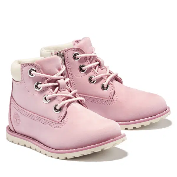 Pink Timberland boots