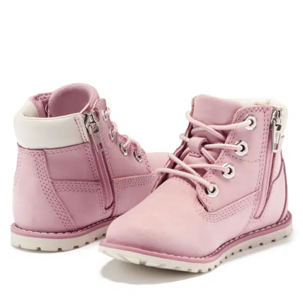 Pink Timberland boots