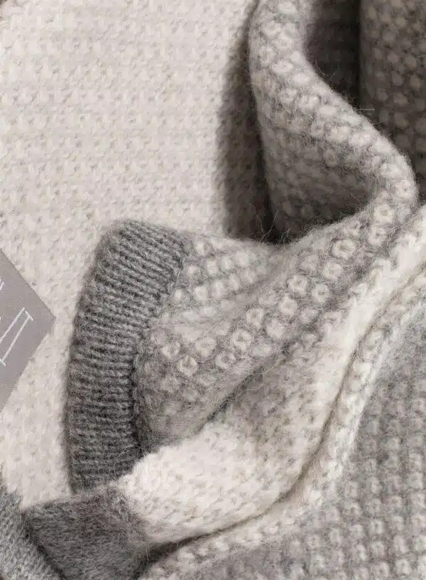 Knitted baby blanket