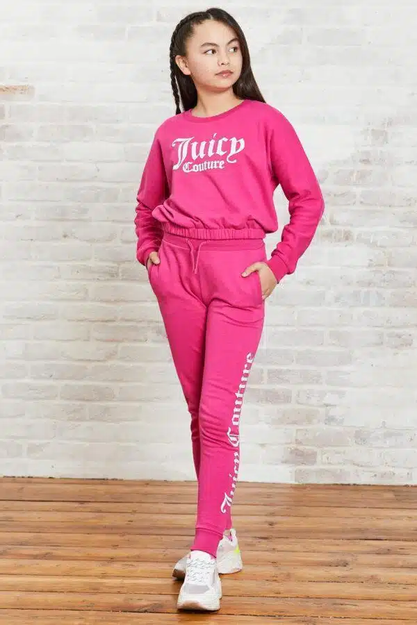 Pink joggers and sweater set