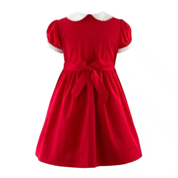 Rachel Riley Girls Classic Smocked Dress - Image 2