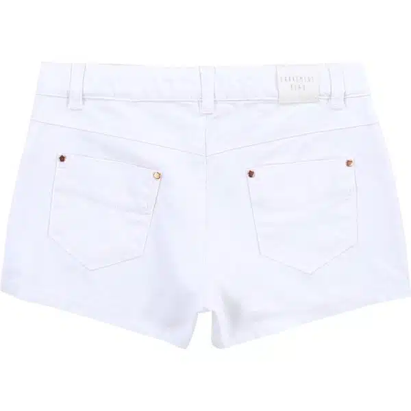 Girls white shorts