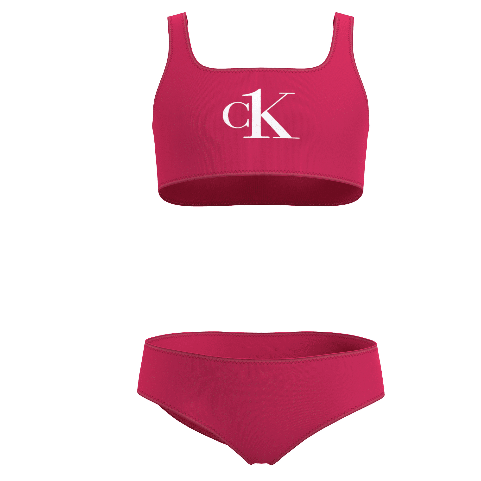 Calvin Klein Girls Bralette Bikini Set Pink Heart - Kids Life Clothing -  Children's designer clothing