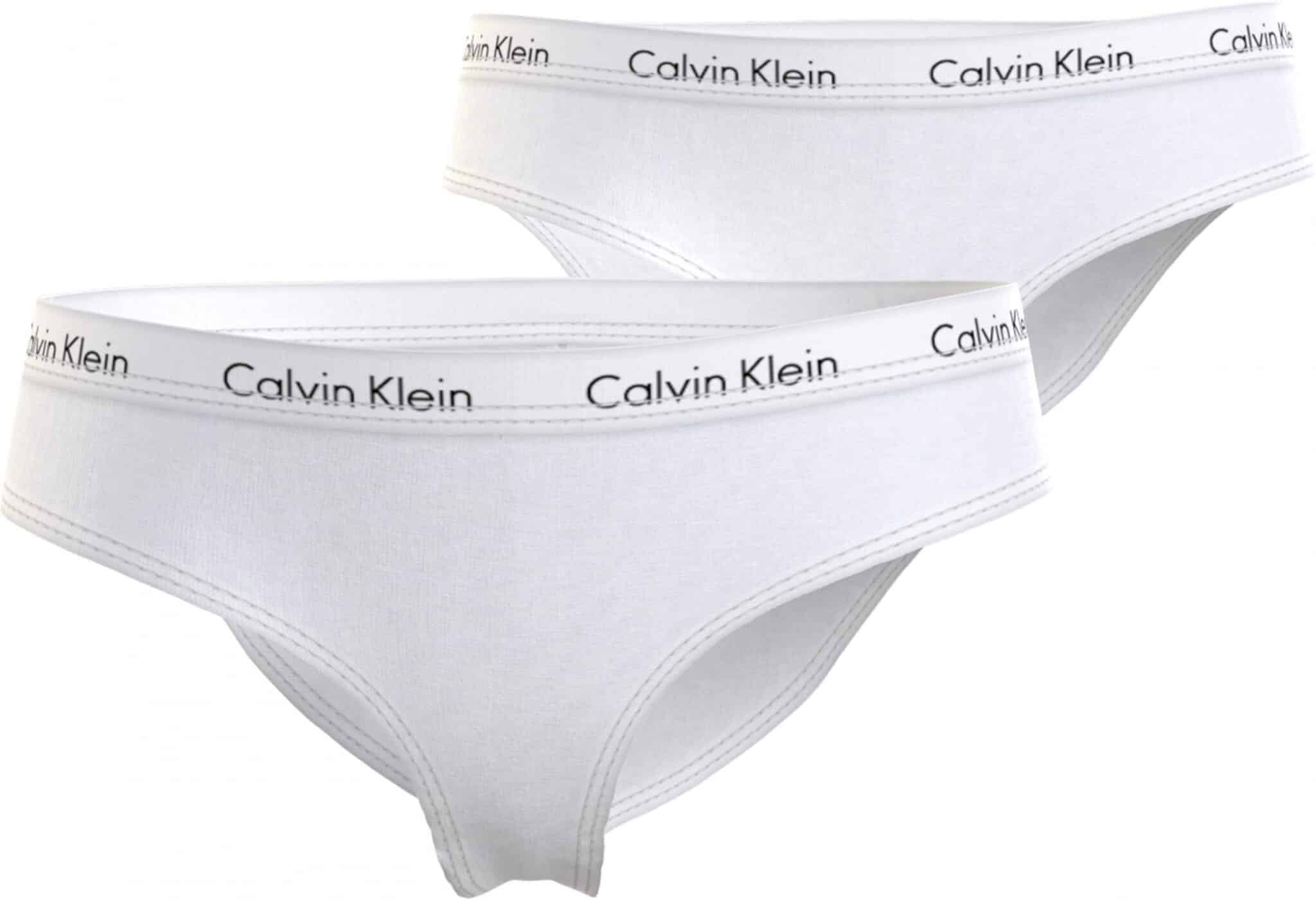 Calvin Klein Kids' Girls Black & White Cotton Knickers (2 Pack