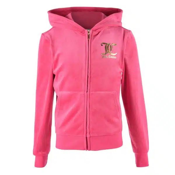 Girls velour hoodie