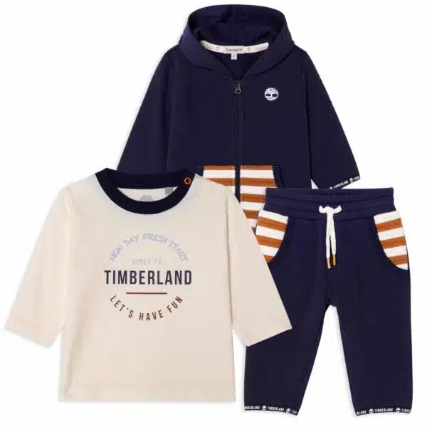 Boys t-shirt, cardigan and trouser set