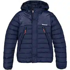 Timberland boys waterproof puffer jacket in navy