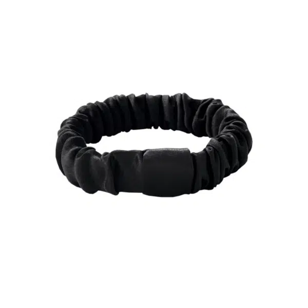 Black Silk Scrunchie