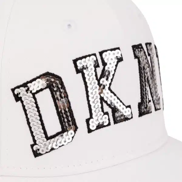 girls white DKNY cap