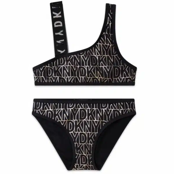 girls DKNY logo bikini