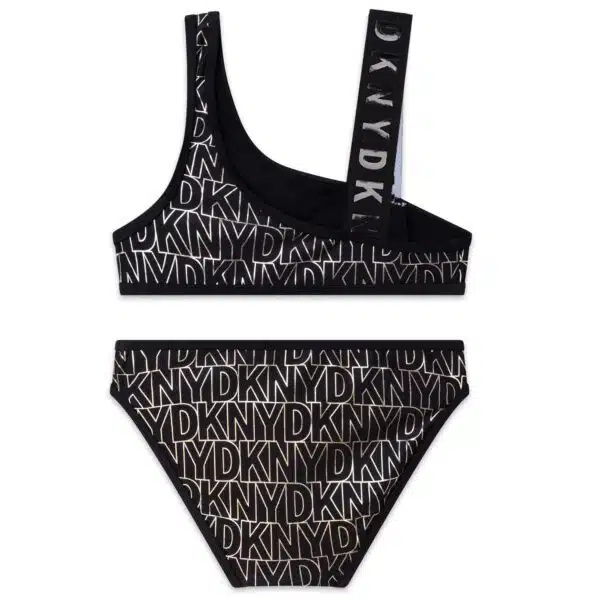 girls DKNY logo bikini