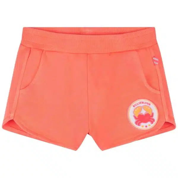 girls orange shorts