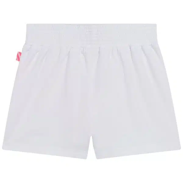 girls white shorts