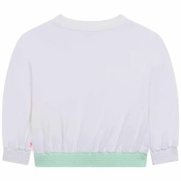 girls billieblush white sweatshirt