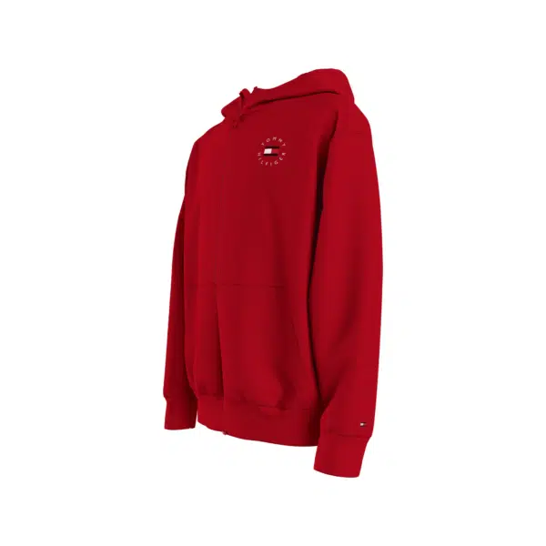 Tommy Hilfiger red zip hoodie