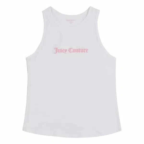 juicy couture girls white vest top front