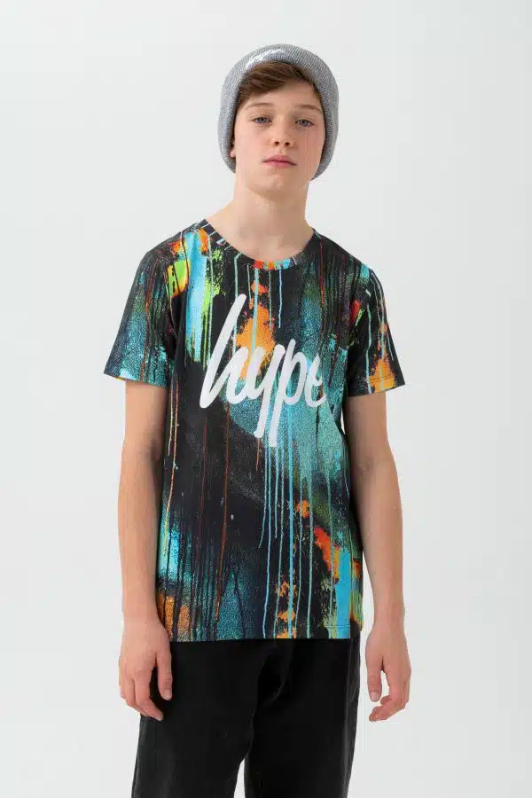 Boys spray drip t-shirt - main