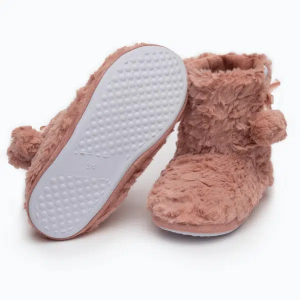 hype pink girls boot slippers