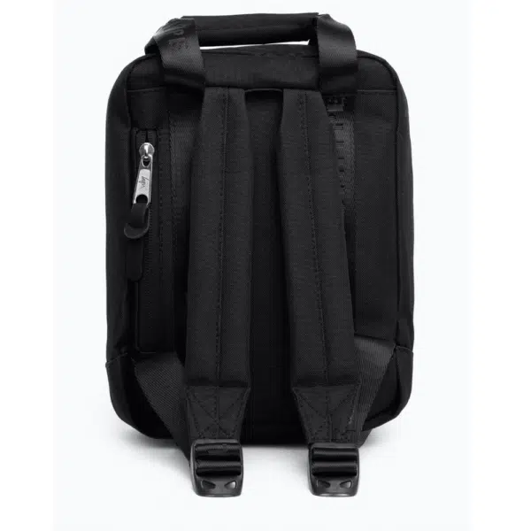 hype unisex black backpack back view