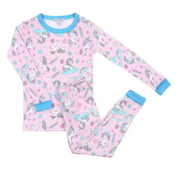 magnolia baby girls unicorn pyjamas