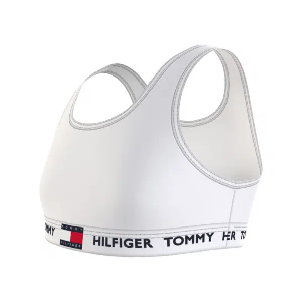 Tommy Hilfiger girls crop top white side view