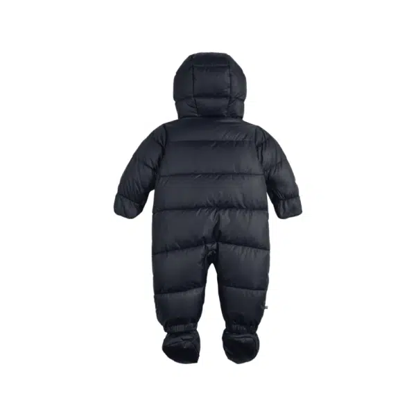 tommy hilfiger baby black all in one ski suit front view