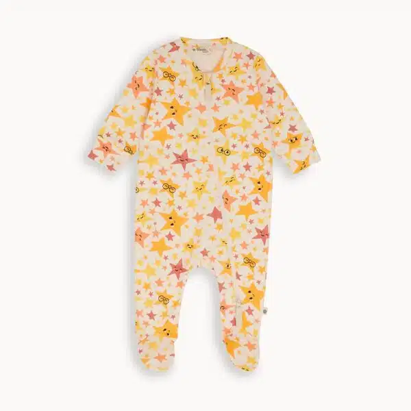 bonniemob star baby sleepsuit