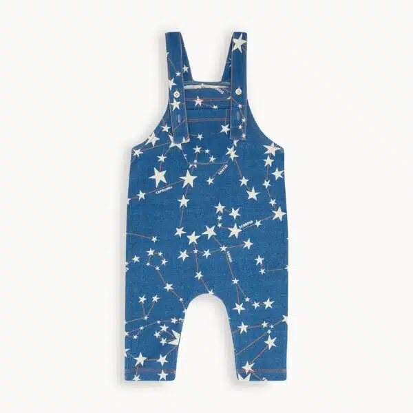 MALKIE_3180- 222_Organic cotton baby kids dungaree_BONNIEMOB_AW22_DENIM STAR PRINT_1