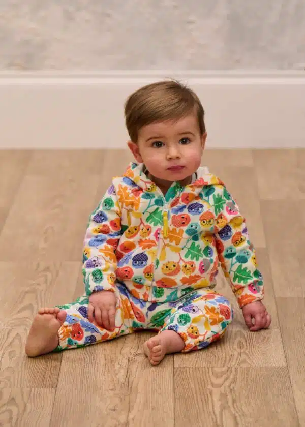 bonniemob multicoloured baby acorn jogging bottoms