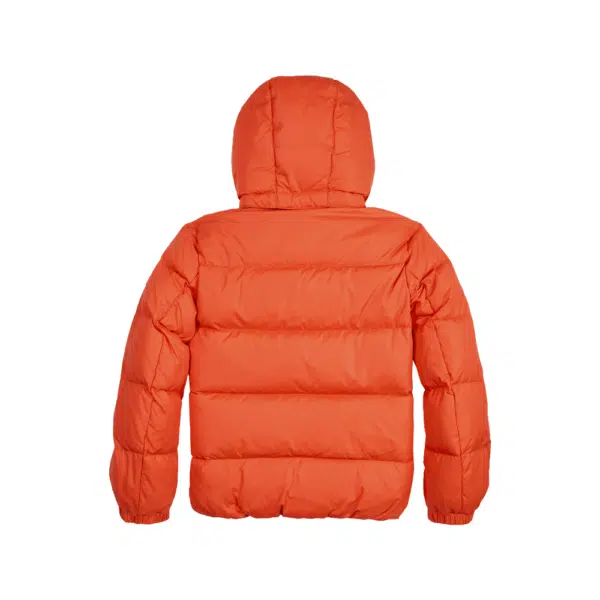 Tommy Hilfiger boys orange down jacket