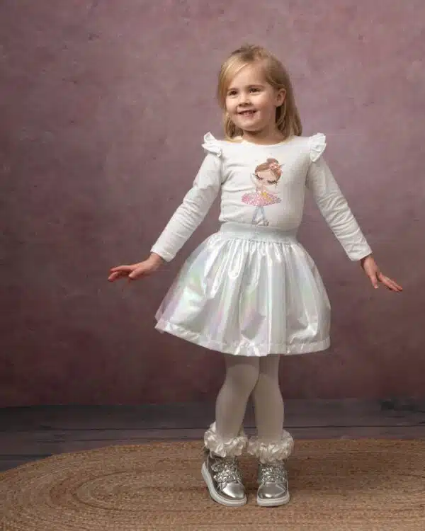 girls ballerina outfit on model