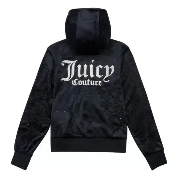 black girls juicy couture zip up hoodie back view