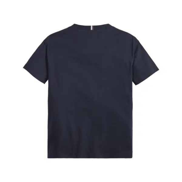 Tommy Hilfiger boys navy tshirt on white