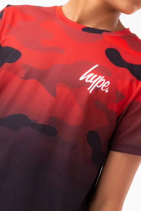 hype boys red camo tshirt