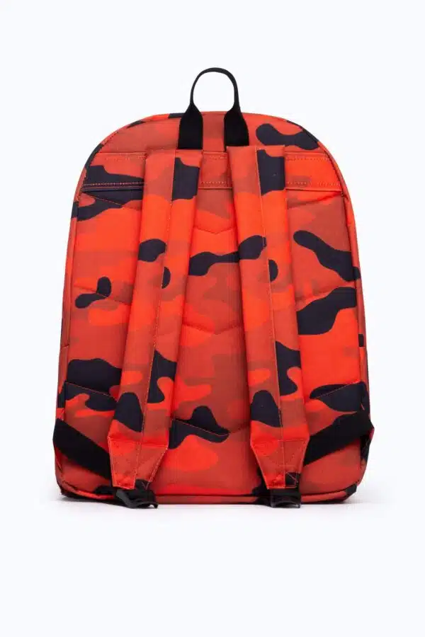 hype red camo backpack back view