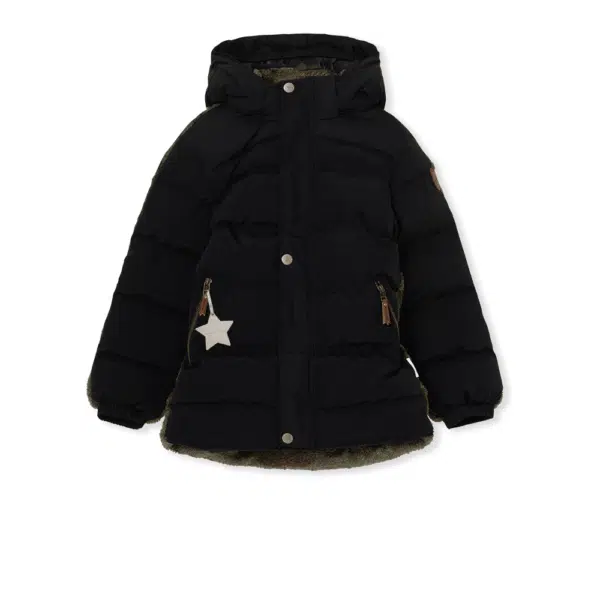 mini a ture boys black winter coat