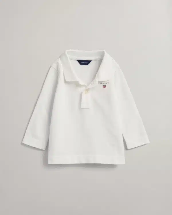 Gant boys white polo shirt