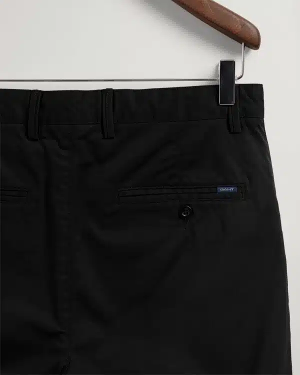 boys gant black chino trousers back view close up