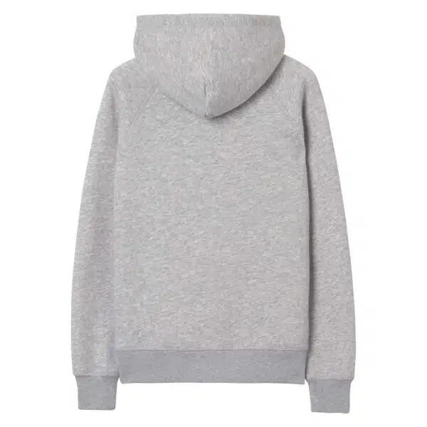 gant boys grey hoodie with stripes logo