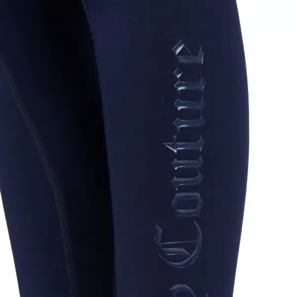 juicy couture girls navy leggings side view