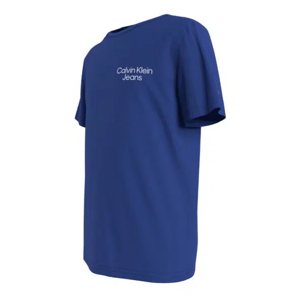 Calvin Klein Jeans boys blue tshirt front view