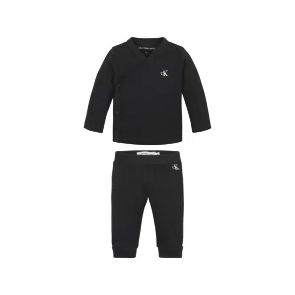 Calvin Klein child long sleeve wrap top legging set