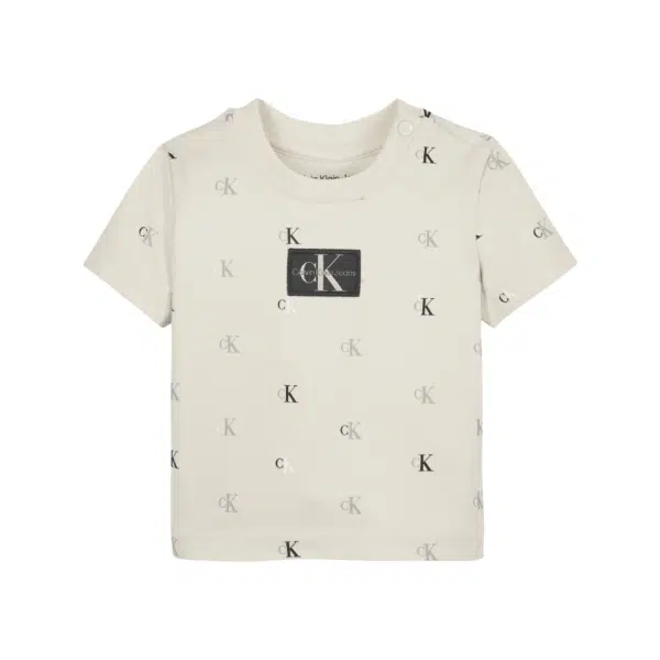 Calvin Klein Jeans cream logo tshirt