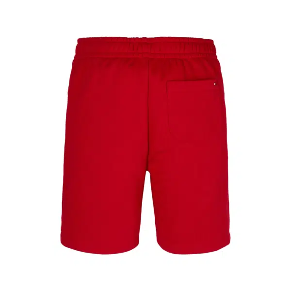 Tommy Hilfiger boys red shorts front view