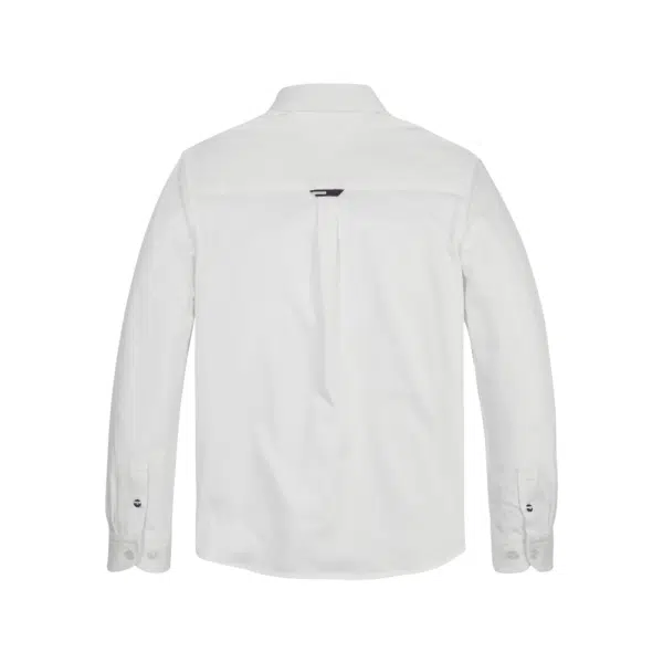 Tommy Hilfiger boys white shirt back view close up