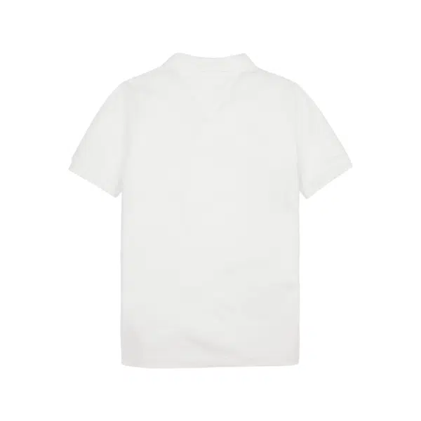 Tommy Hilfiger boys branded white polo shirt