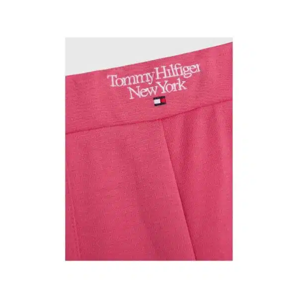 Tommy pink girls trousers with front slits