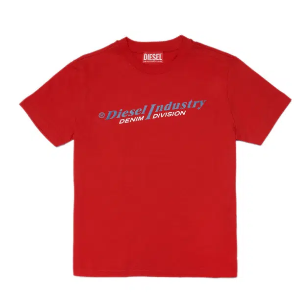 Diesel boys red tshirt