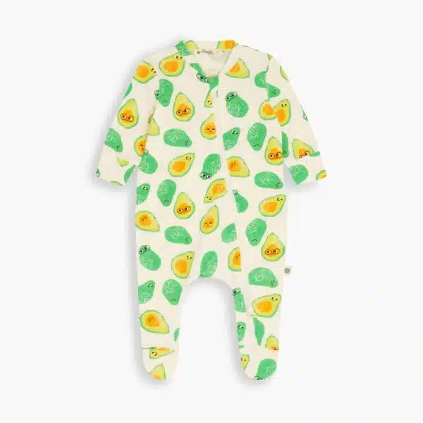 the bonnie mob avocado babygro