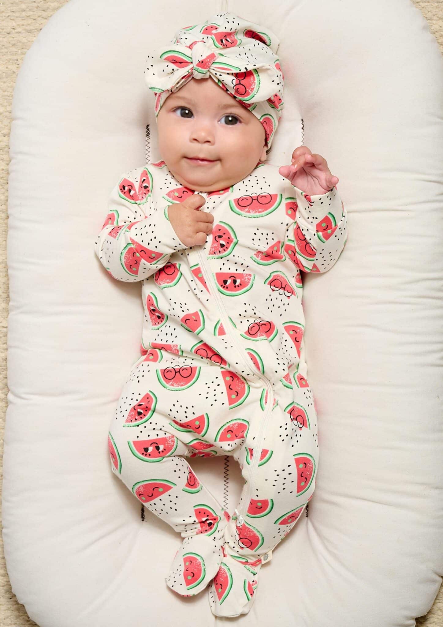 the bonnie mob watermelon babygro